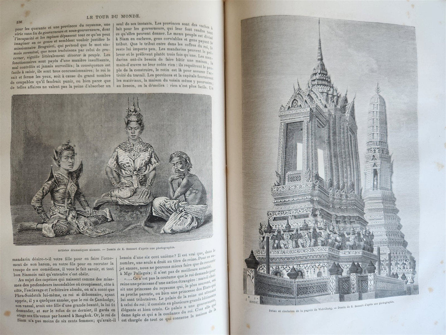 1863 HISTORY of VOYAGES ILLUSTRATED antique SIAM UNITED STATES INDIA TURKEY