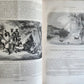 1861 HISTORY of VOYAGES ILLUSTRATED antique USA CANADA SENEGAL AUSTRALIA TRAVELS