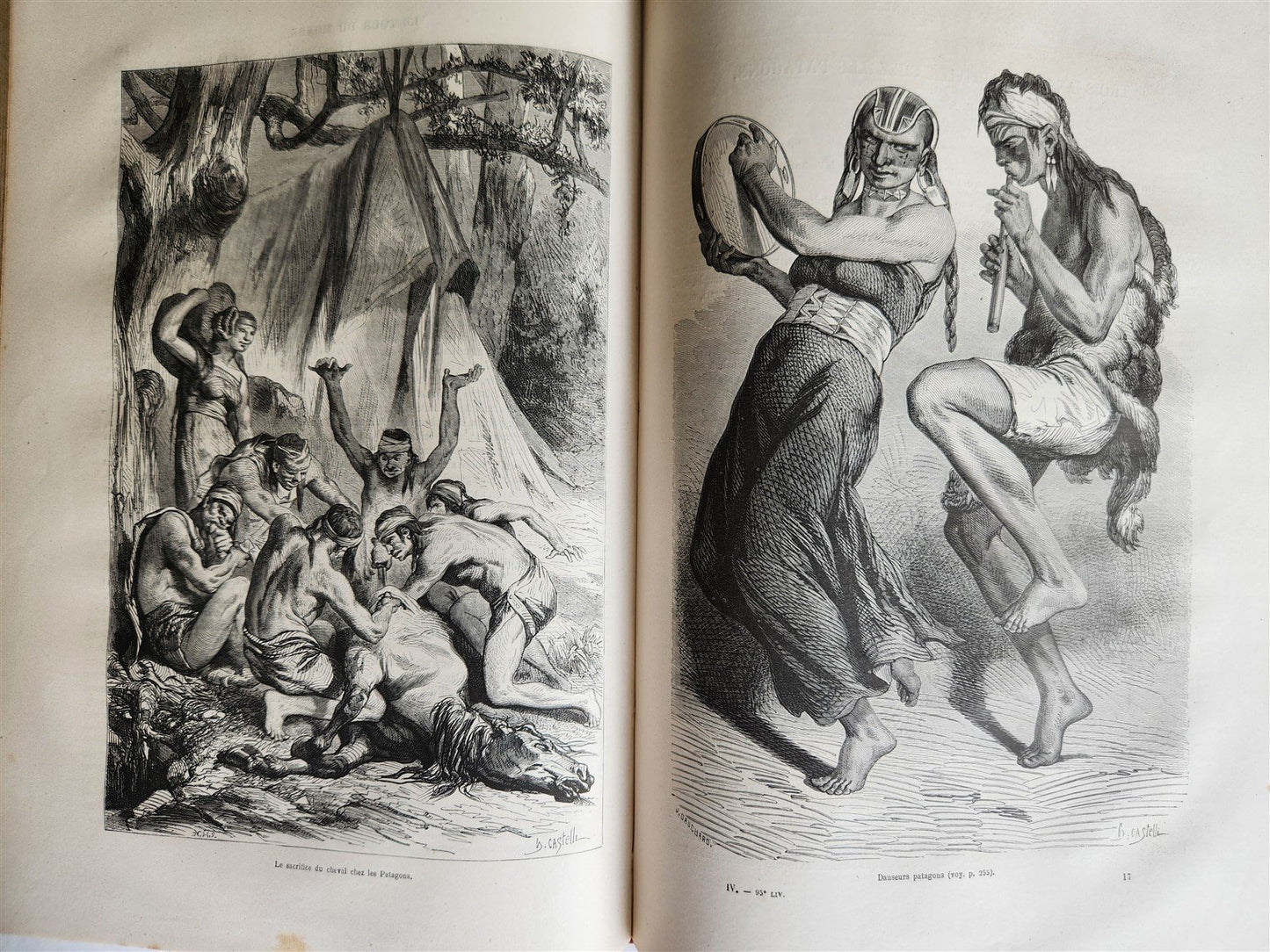 1861 HISTORY VOYAGES ILLUSTRATED antique CENTRAL ASIA AFGHANISTAN BRAZIL RUSSIA