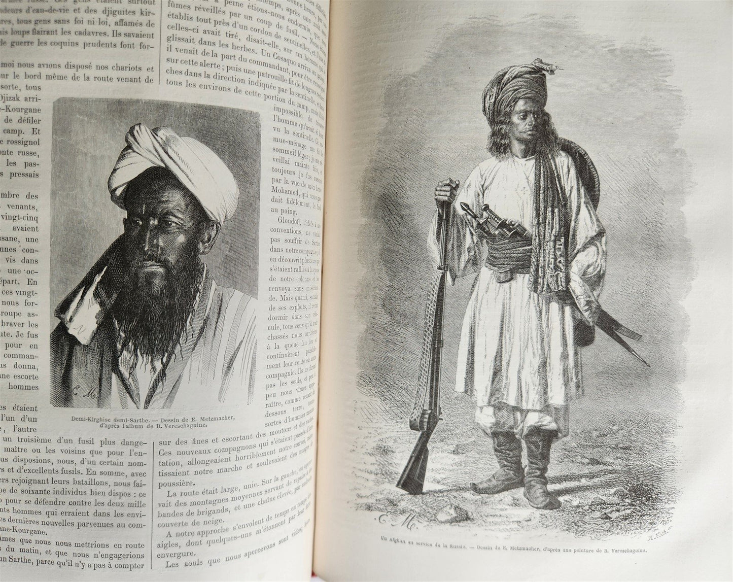 1873 HISTORY of VOYAGES ILLUSTRATED antique AFRICA JAPAN CENTRAL ASIA TURKESTAN