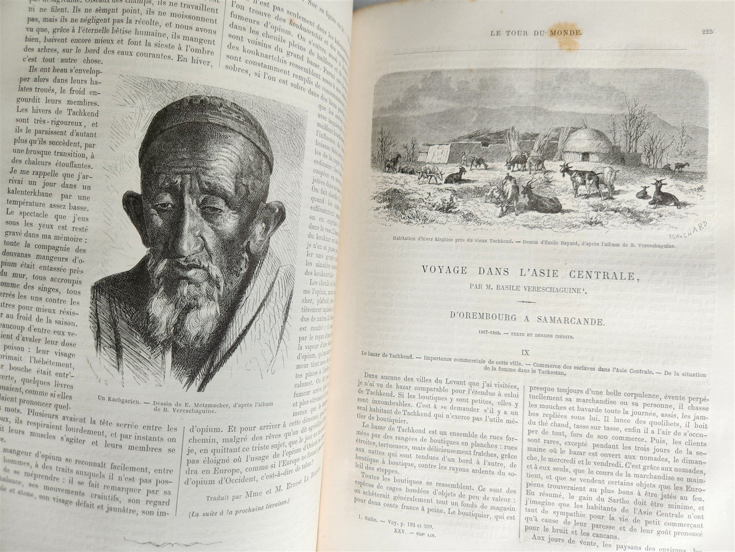 1873 HISTORY of VOYAGES ILLUSTRATED antique AFRICA JAPAN CENTRAL ASIA TURKESTAN