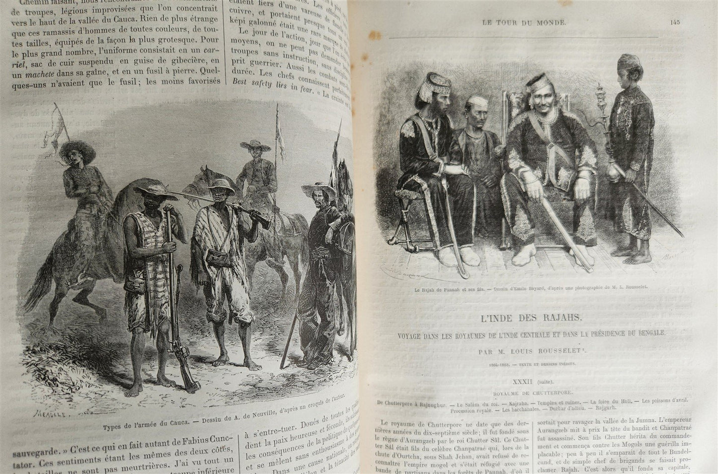 1873 HISTORY of VOYAGES ILLUSTRATED antique AFRICA JAPAN CENTRAL ASIA TURKESTAN