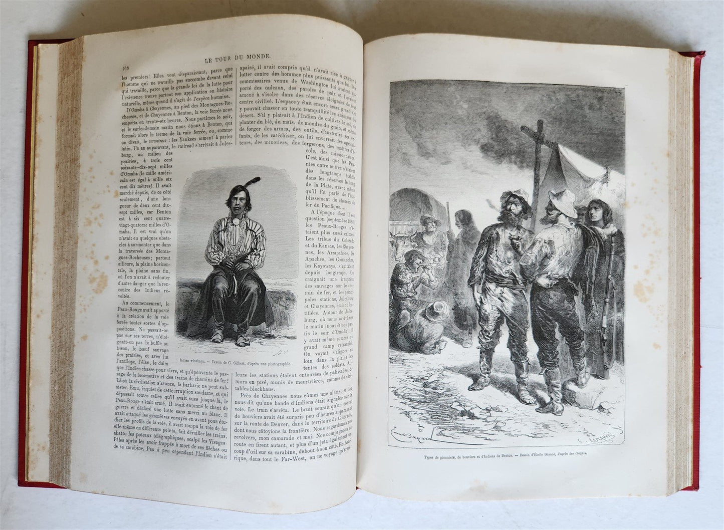 1874 HISTORY of VOYAGES ILLUSTRATED antique SOUTH AMERICA USA GREENLAND AFRICA