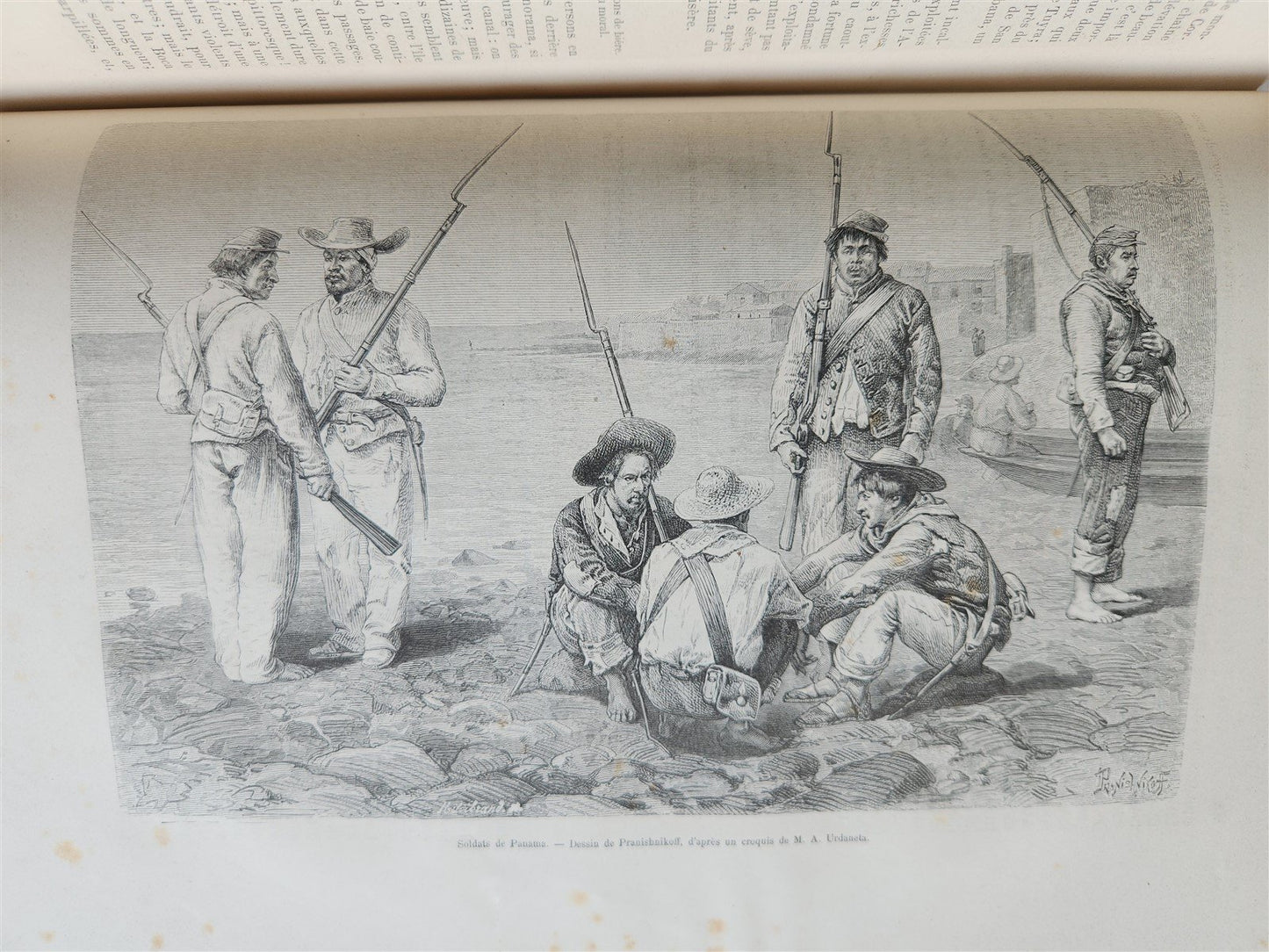 1880 HISTORY of VOYAGES ILLUSTRATED antique SYRIA AUSTRALIA LAOS VIETNAM PANAMA