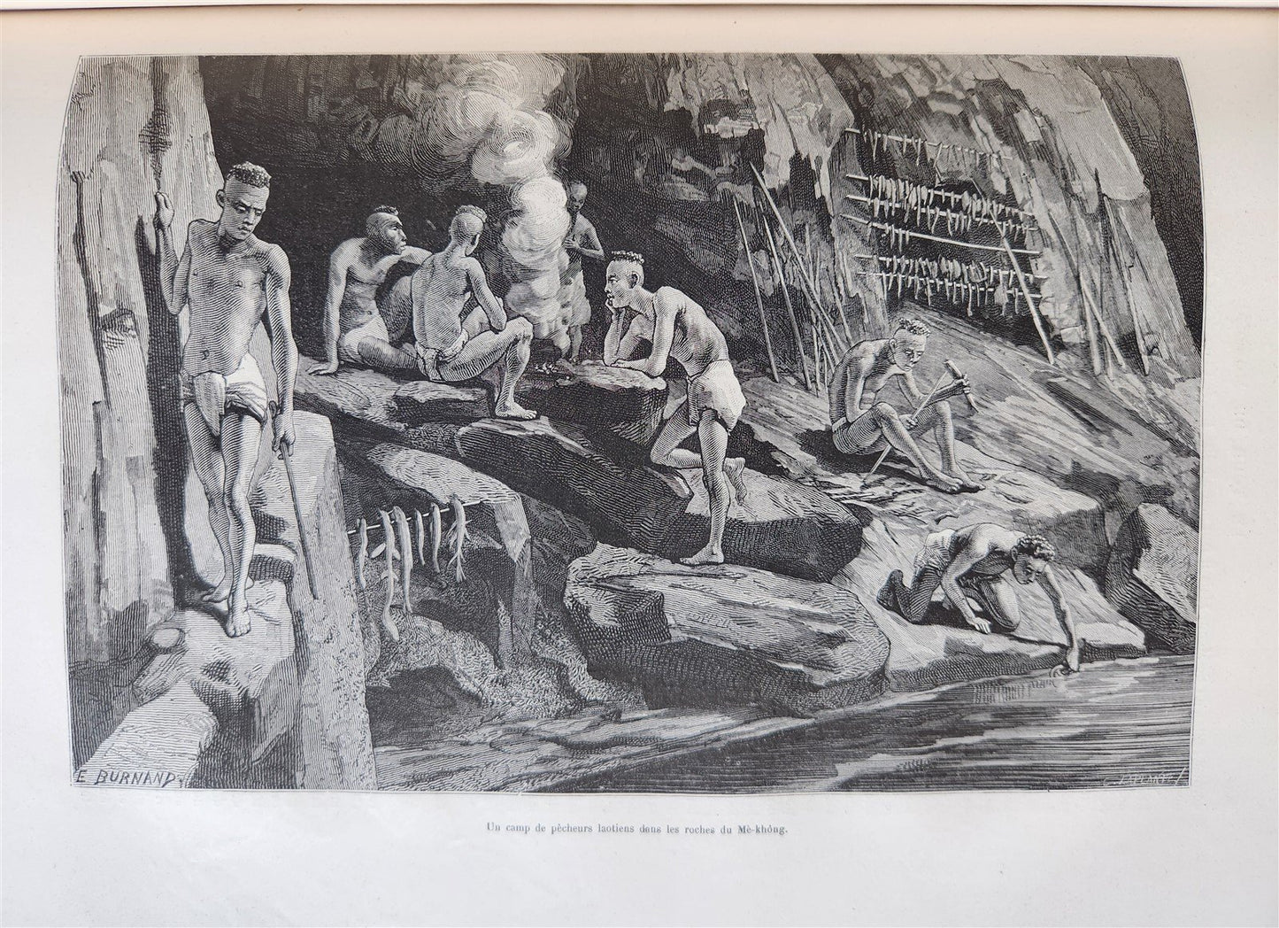 1880 HISTORY of VOYAGES ILLUSTRATED antique SYRIA AUSTRALIA LAOS VIETNAM PANAMA