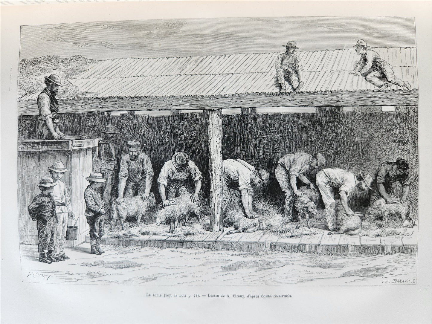 1880 HISTORY of VOYAGES ILLUSTRATED antique SYRIA AUSTRALIA LAOS VIETNAM PANAMA