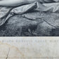 c.1820 DIANA AWAKENED BY THE NYMPHS LARGE ENGRAVING antique 20 3/4 by 29 inches