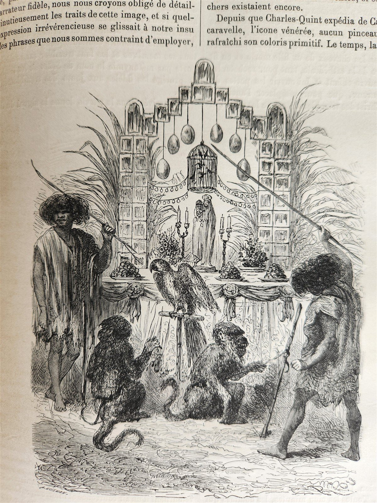 1863 HISTORY VOYAGES ILLUSTRATED antique CENTRAL ASIA SYRIA AFRICA ASSYRIA WIEN