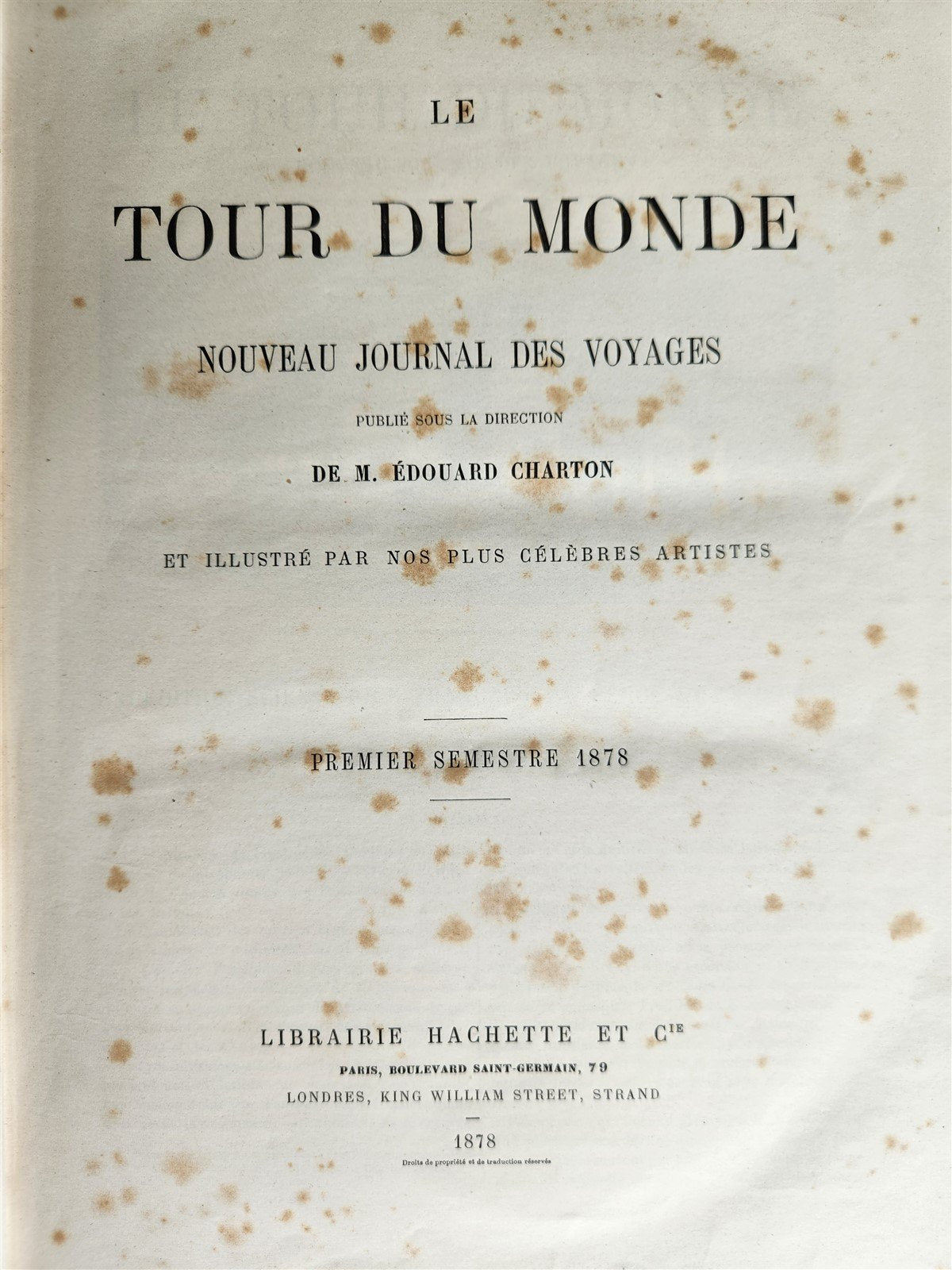 1878 HISTORY VOYAGES ILLUSTRATED antique TURKESTAN RUSSIA PERU VIETNAM S.AMERICA