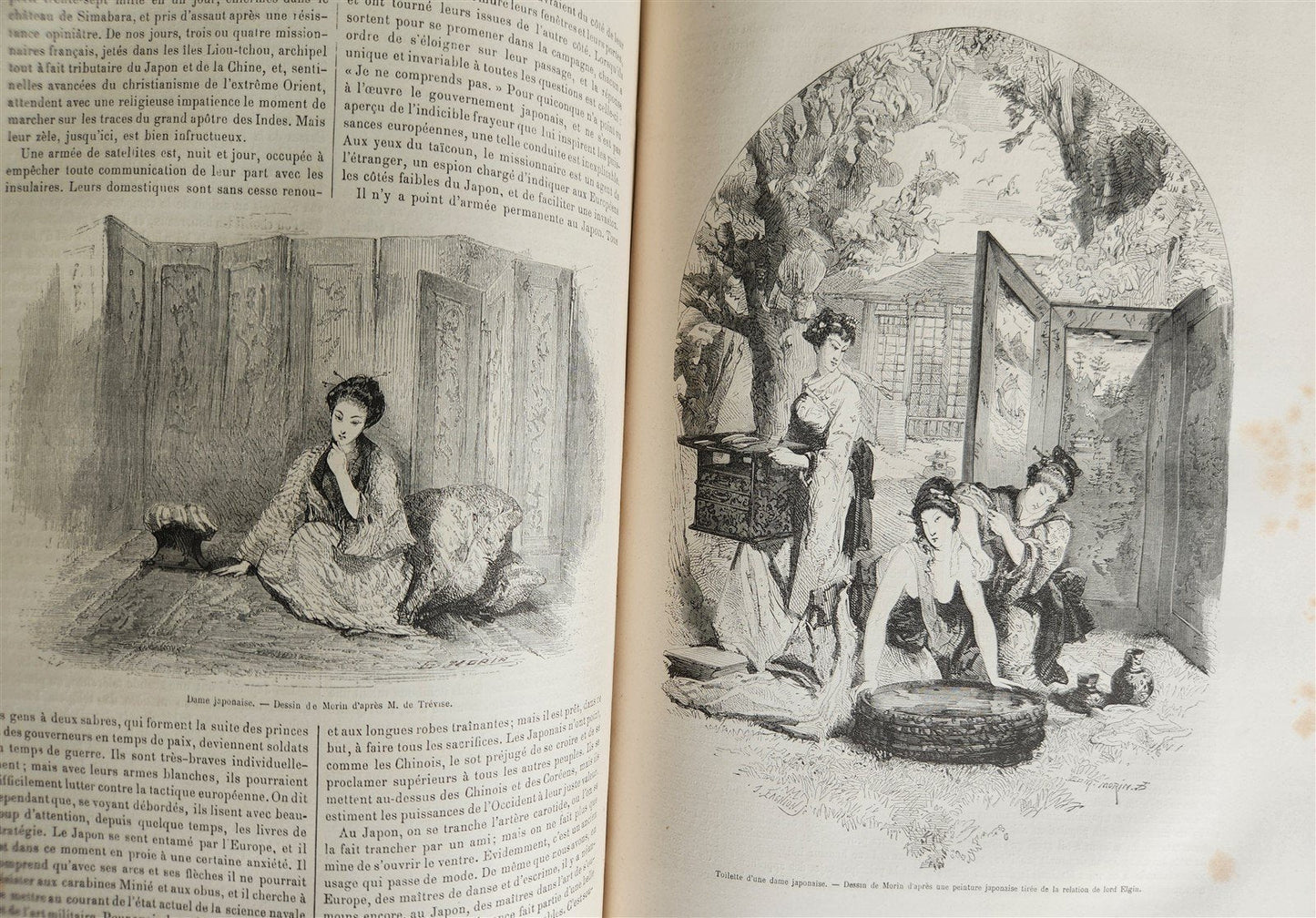 1860 HISTORY VOYAGES ILLUSTRATED antique AFRICA JAPAN USA NORTH POLE CAUCASUS