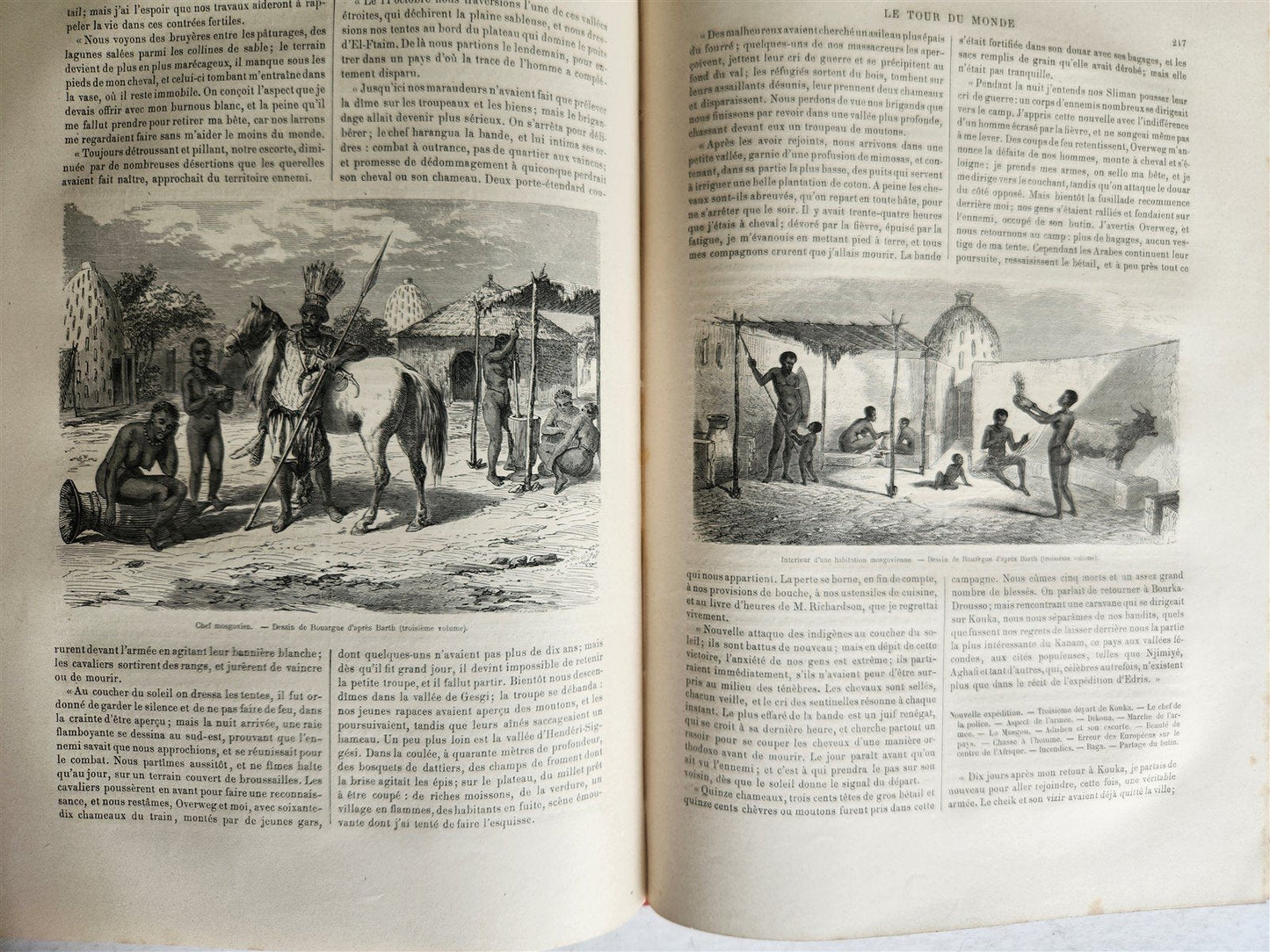 1860 HISTORY VOYAGES ILLUSTRATED antique AFRICA CUBA AUSTRALIA YAKUTSK RUSSIA