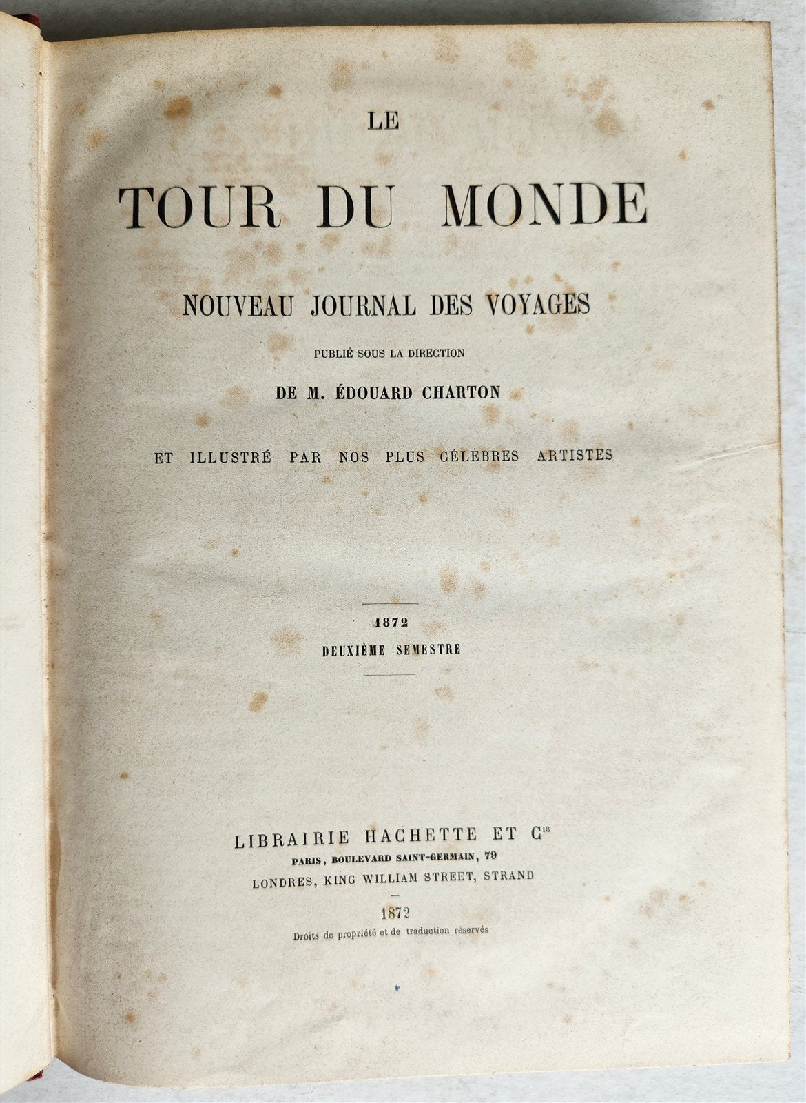 1872 HISTORY VOYAGES ILLUSTRATED antique AFRICA RUSSIA INDIA SUMATRA INDO-CHINA