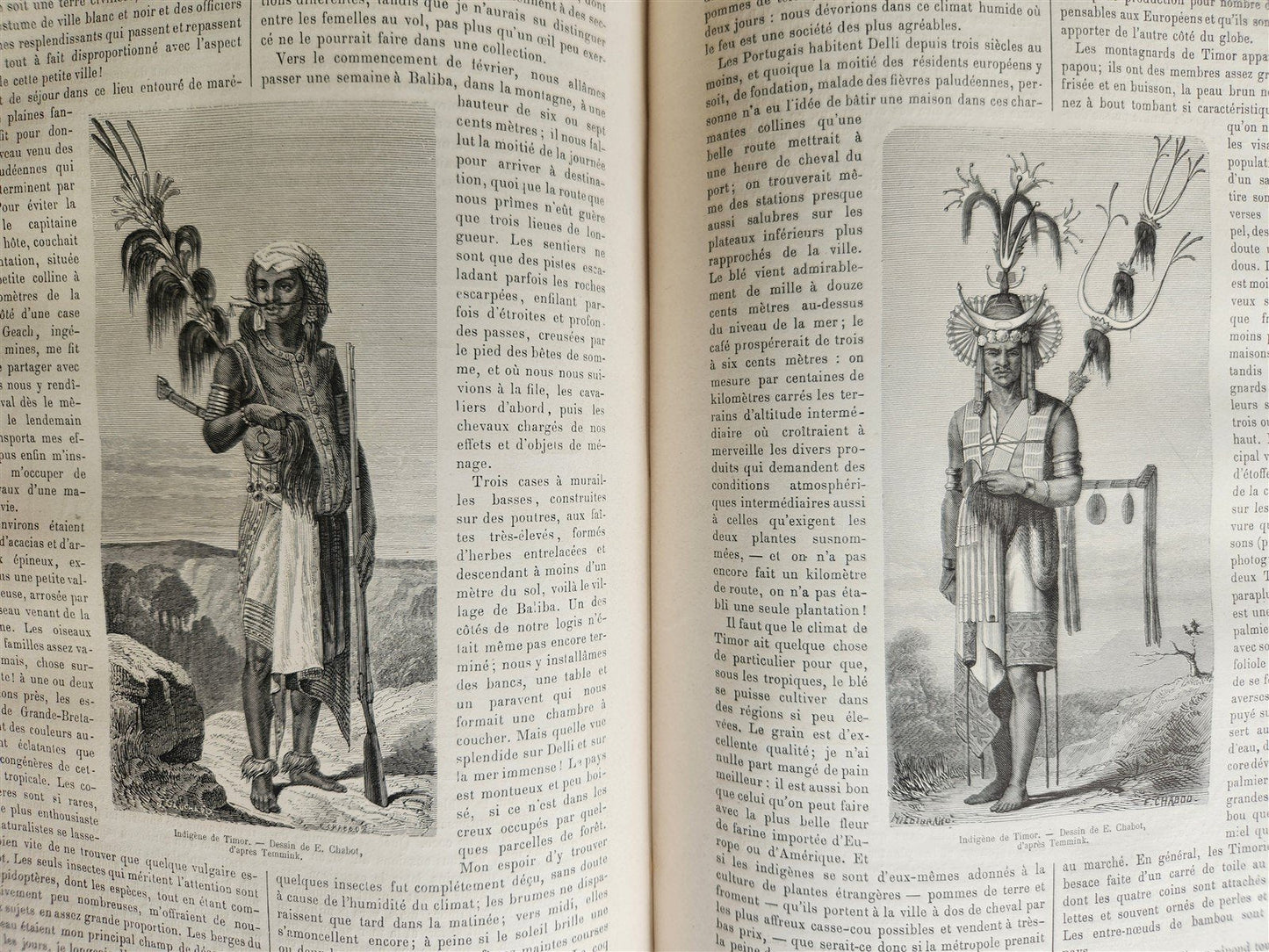 1872 HISTORY VOYAGES ILLUSTRATED antique AFRICA RUSSIA INDIA SUMATRA INDO-CHINA