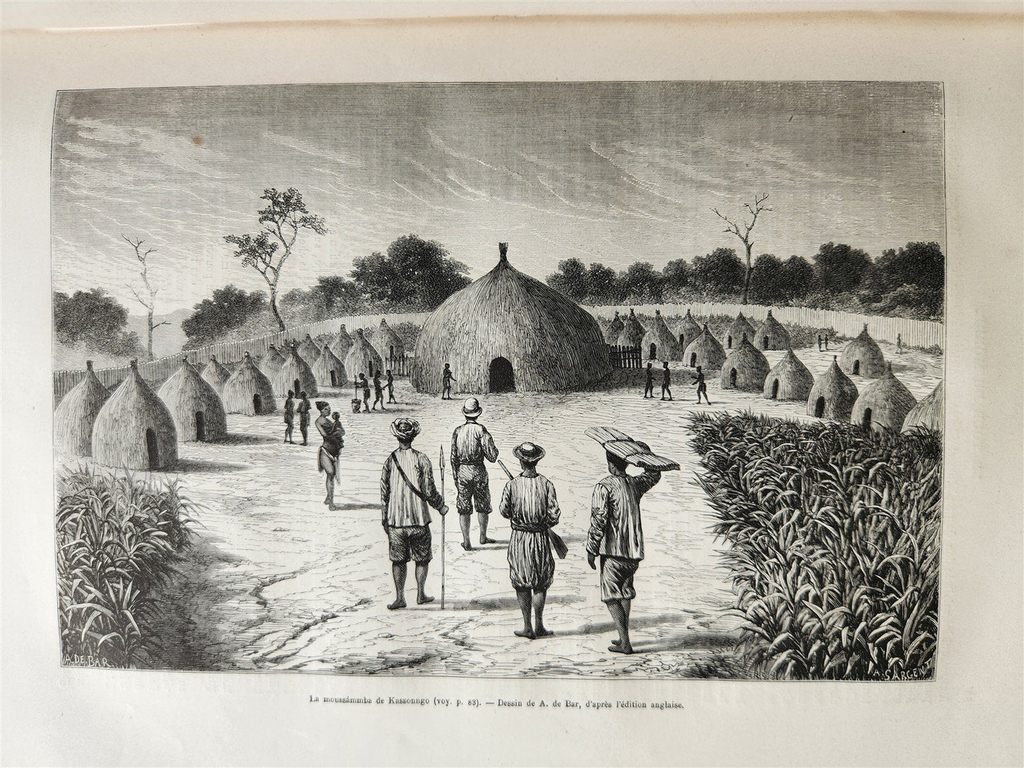 1877 HISTORY VOYAGES ILLUSTRATED antique COLOMBIA AFRICA MONGOLIA VIETNAM