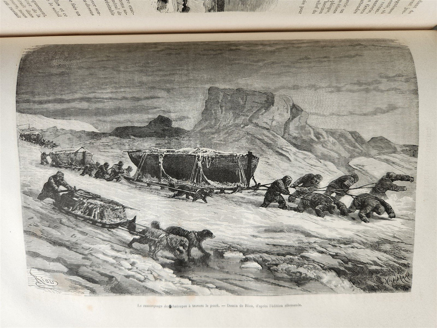 1876 HISTORY of VOYAGES ILLUSTRATED antique USA FRANZ JOSEPH LAND RUSSIA GREECE