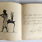 1920s POETRY ALBUM ILLUMINATED MANUSCRIPT in GERMAN antique