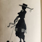1920s POETRY ALBUM ILLUMINATED MANUSCRIPT in GERMAN antique