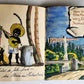 1920s POETRY ALBUM ILLUMINATED MANUSCRIPT in GERMAN antique