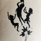 1920s POETRY ALBUM ILLUMINATED MANUSCRIPT in GERMAN antique