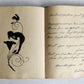 1920s POETRY ALBUM ILLUMINATED MANUSCRIPT in GERMAN antique