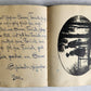 1920s POETRY ALBUM ILLUMINATED MANUSCRIPT in GERMAN antique