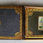 1830s UNUSUAL FAMILY REGISTER BOX BOOK SHAPE GERMAN MANUSCRIPT ARCHIVE antique