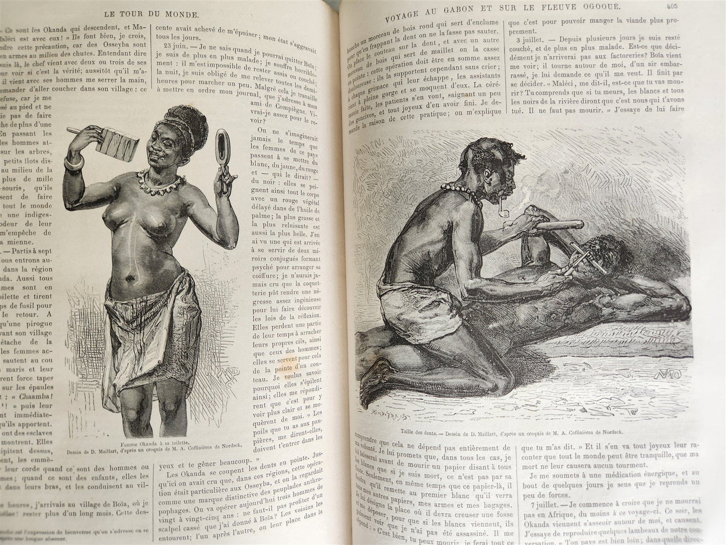 1878 HISTORY of VOYAGES ILLUSTRATED antique AFRICA CHILE NORTH POLE GREECE