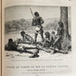 1878 HISTORY of VOYAGES ILLUSTRATED antique AFRICA CHILE NORTH POLE GREECE