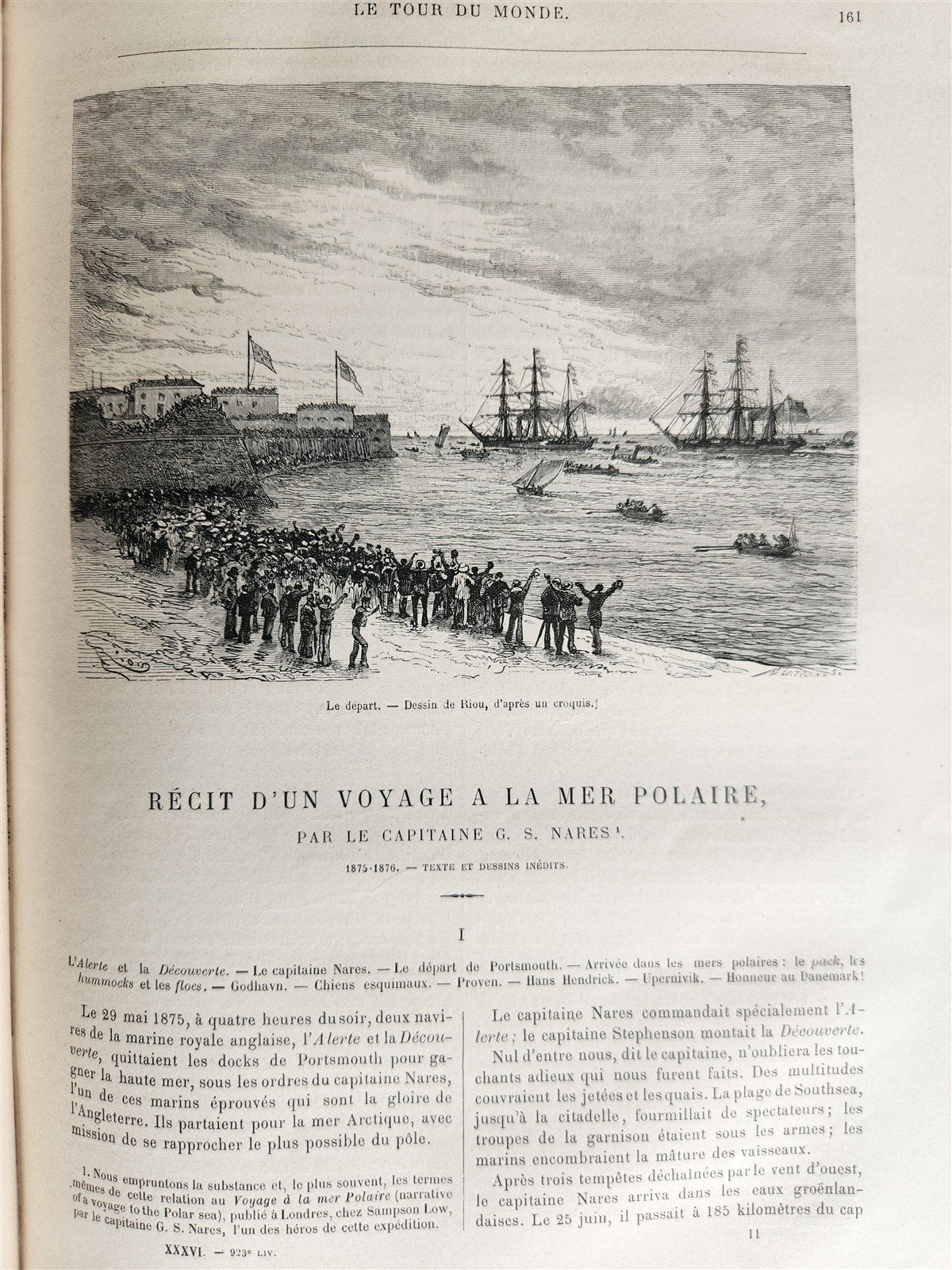 1878 HISTORY of VOYAGES ILLUSTRATED antique AFRICA CHILE NORTH POLE GREECE