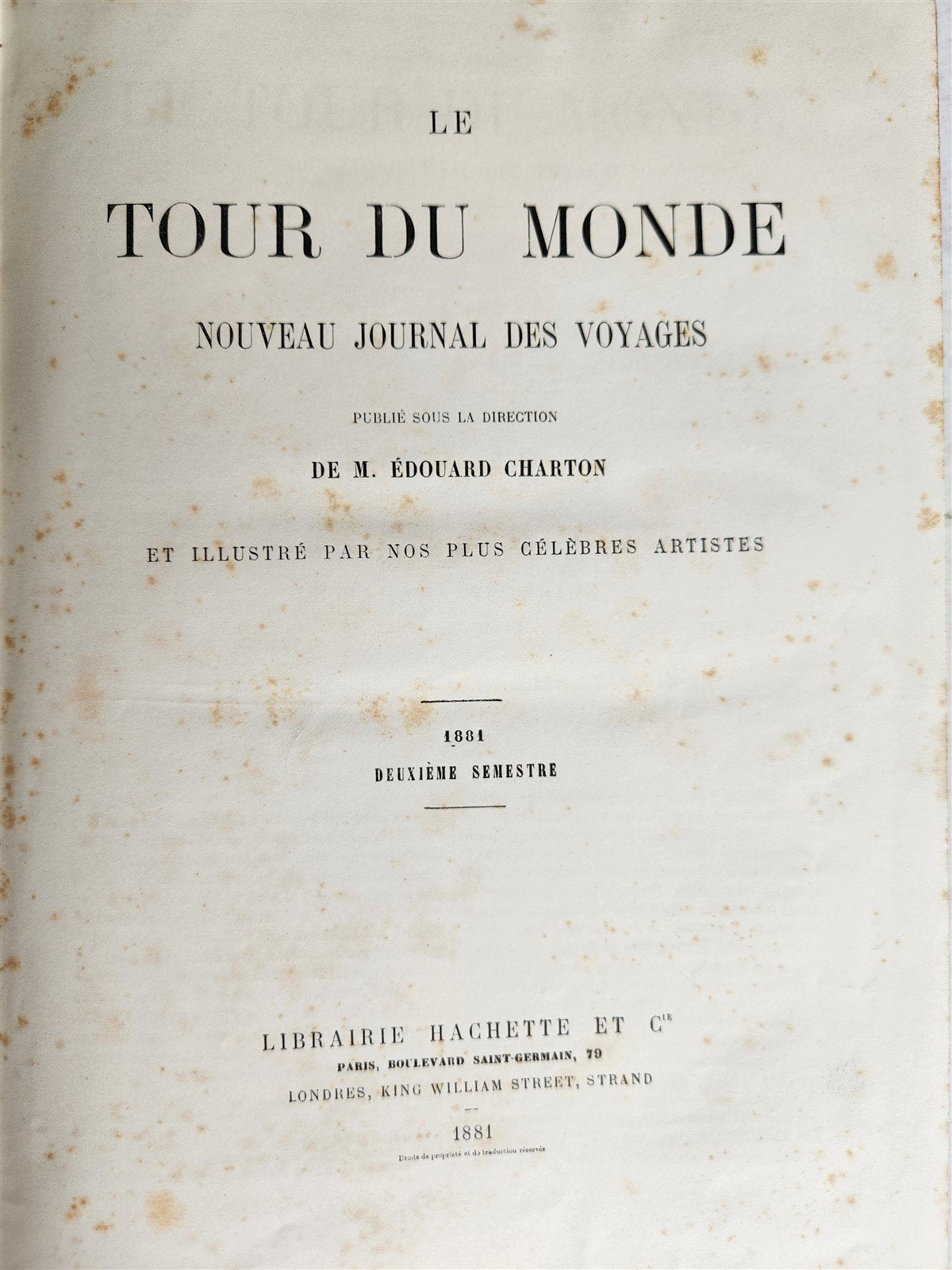 1881 HISTORY of VOYAGES ILLUSTRATED antique AFRICA USA MEXICO SYRIA GREECE