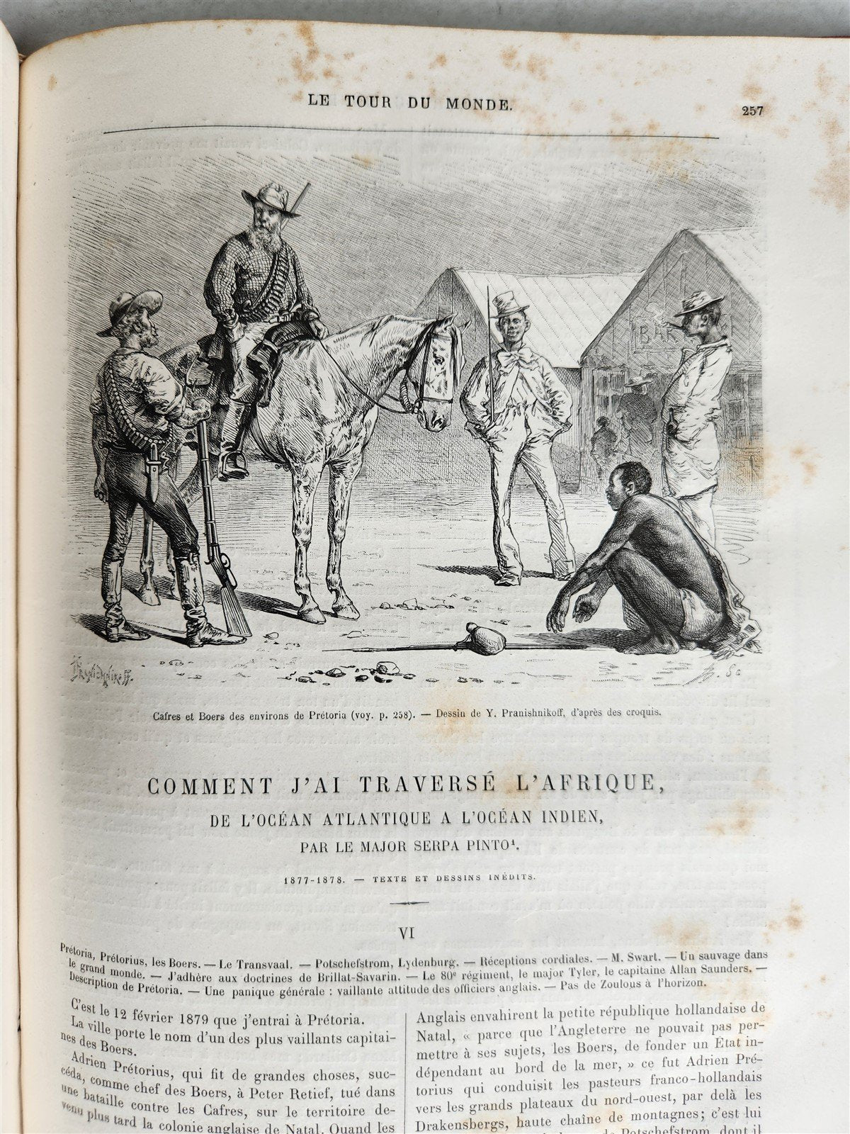 1881 HISTORY of VOYAGES ILLUSTRATED antique AFRICA USA MEXICO SYRIA GREECE