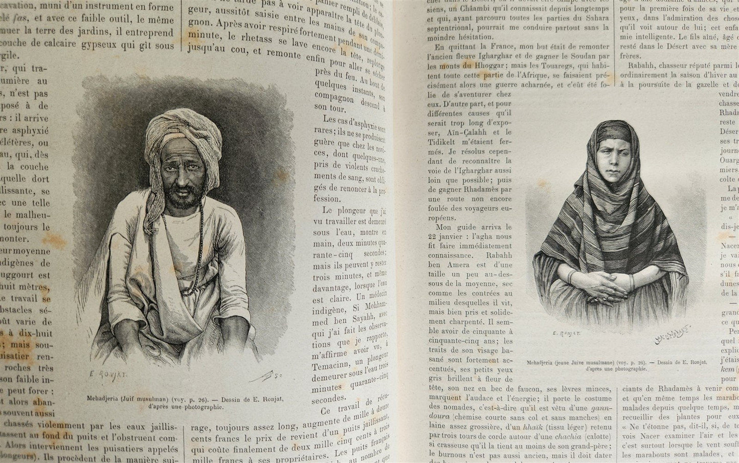 1881 HISTORY of VOYAGES ILLUSTRATED antique AFRICA USA MEXICO SYRIA GREECE