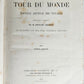 1885 HISTORY of VOYAGES ILLUSTRATED antique CHILE TUNISIA POLYNESIA INDIA