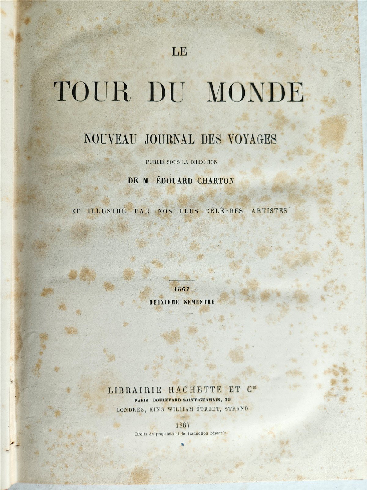 1867 HISTORY VOYAGES ILLUSTRATED antique JAPAN ALGERIA NEW CALEDONIA BABYLONIA