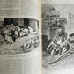 1884 HISTORY VOYAGES ILLUSTRATED antique CAUCASUS MEXICO ALASKA BELGIUM GREECE