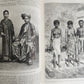 1884 HISTORY VOYAGES ILLUSTRATED antique CAUCASUS MEXICO ALASKA BELGIUM GREECE