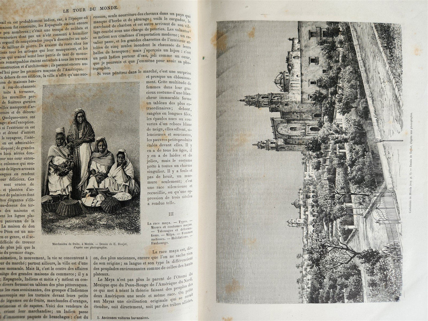 1884 HISTORY VOYAGES ILLUSTRATED antique CAUCASUS MEXICO ALASKA BELGIUM GREECE