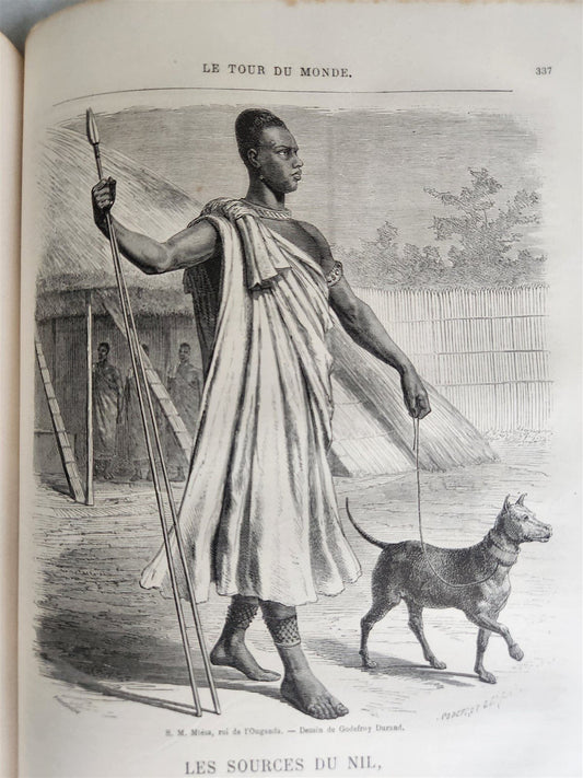1864 HISTORY of VOYAGES ILLUSTRATED antique TURKEY AFRICA CHINA MONGOLIA RUSSIA