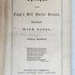 1851 EPITAPHS from COPP'S HILL BURIAL GROUND, BOSTON antique AMERICANA