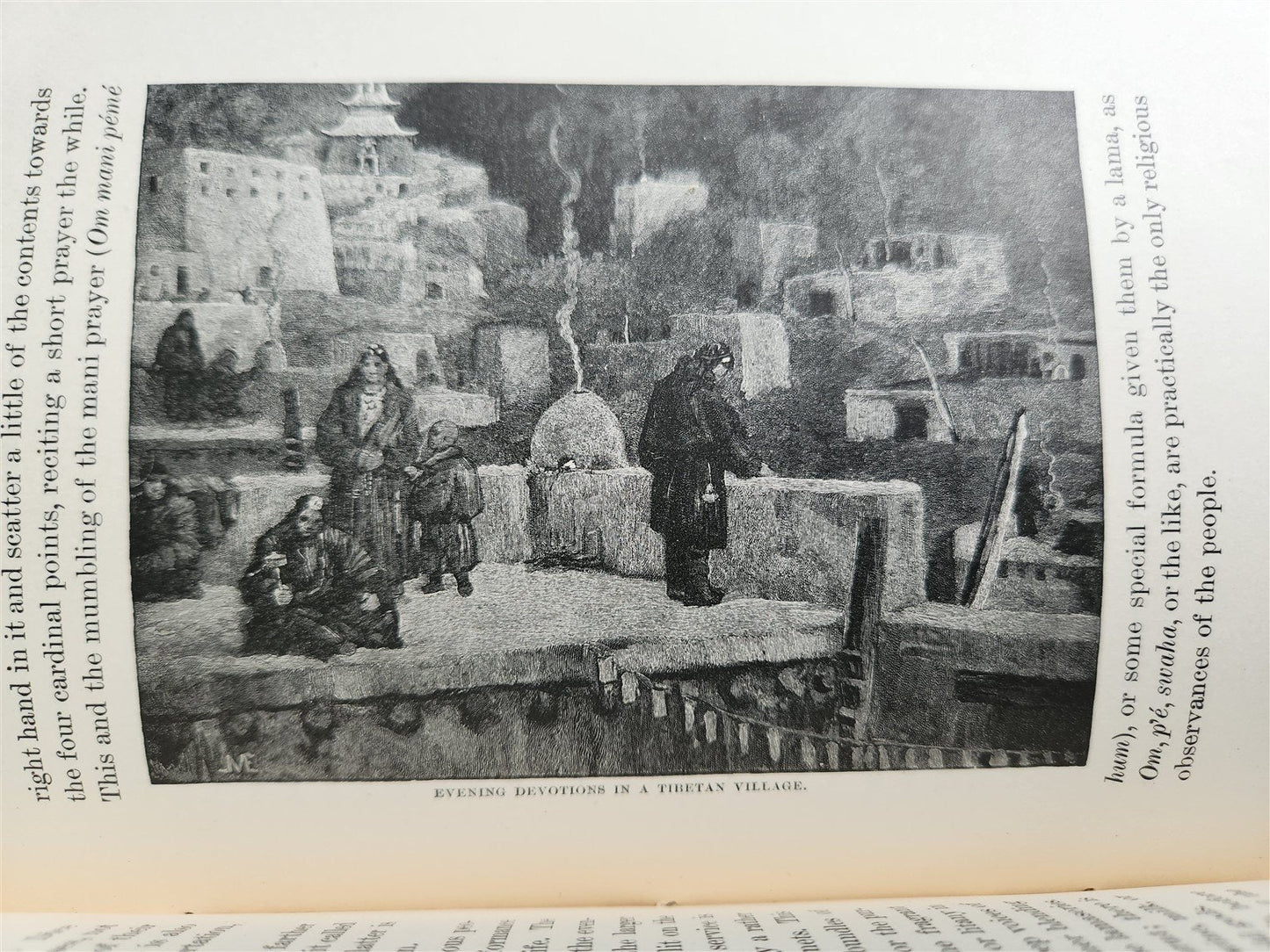 1891 LAND of LAMAS antique ILLUSTRATED Journey Through China Mongolia & Tibet