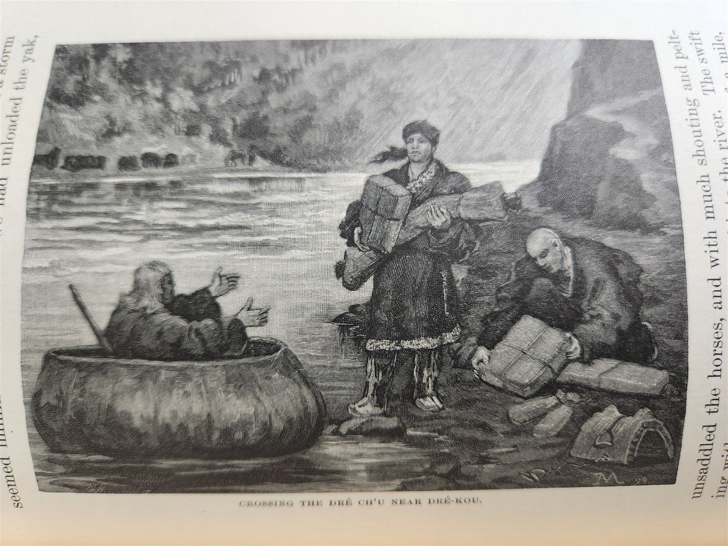 1891 LAND of LAMAS antique ILLUSTRATED Journey Through China Mongolia & Tibet