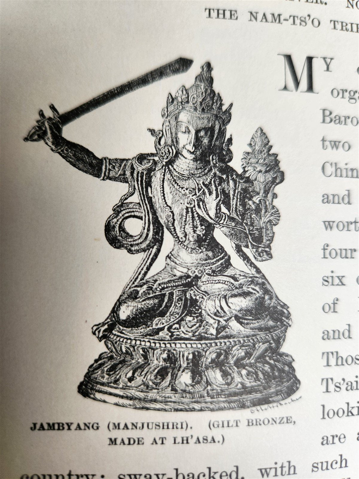 1891 LAND of LAMAS antique ILLUSTRATED Journey Through China Mongolia & Tibet