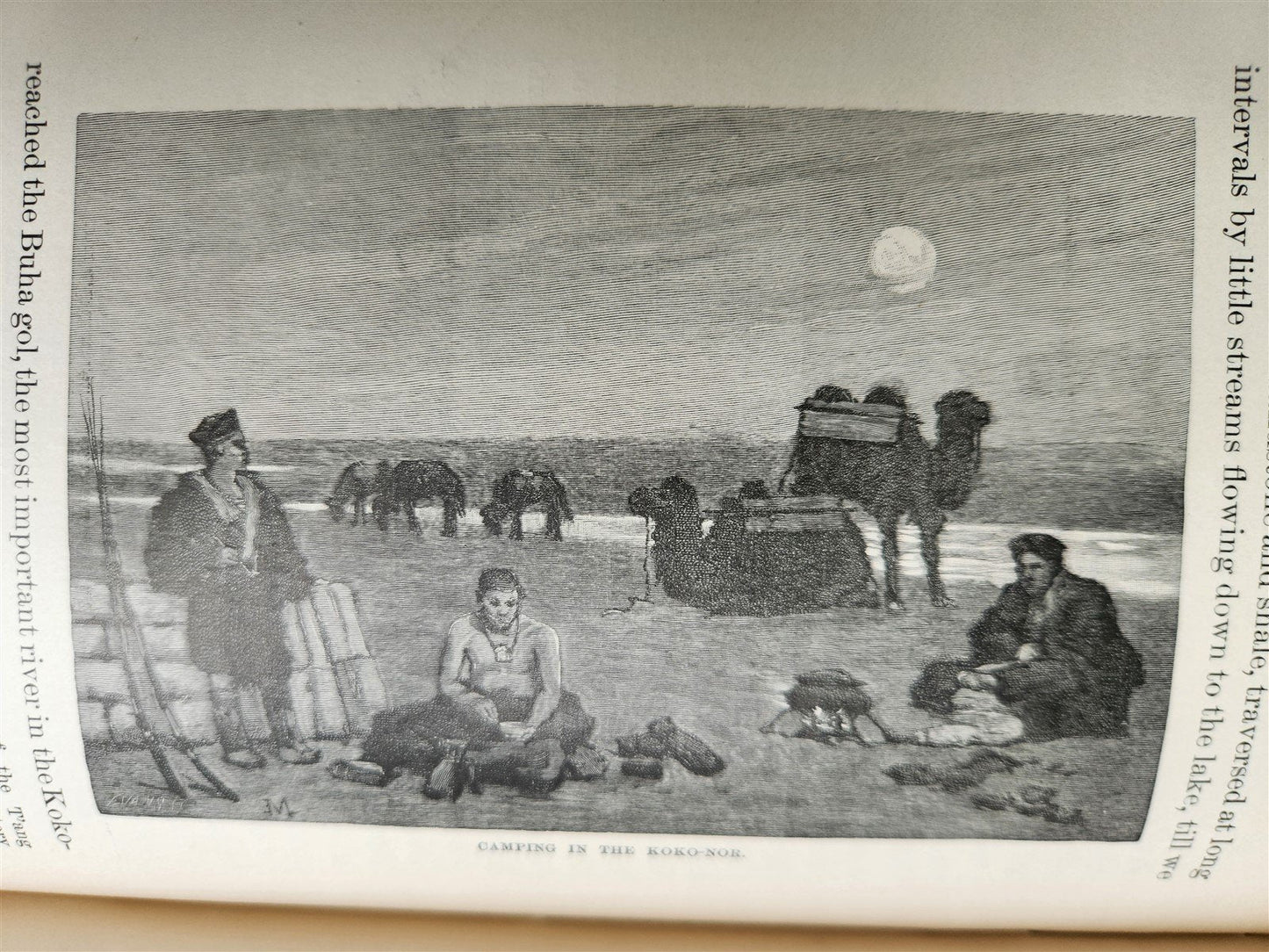 1891 LAND of LAMAS antique ILLUSTRATED Journey Through China Mongolia & Tibet