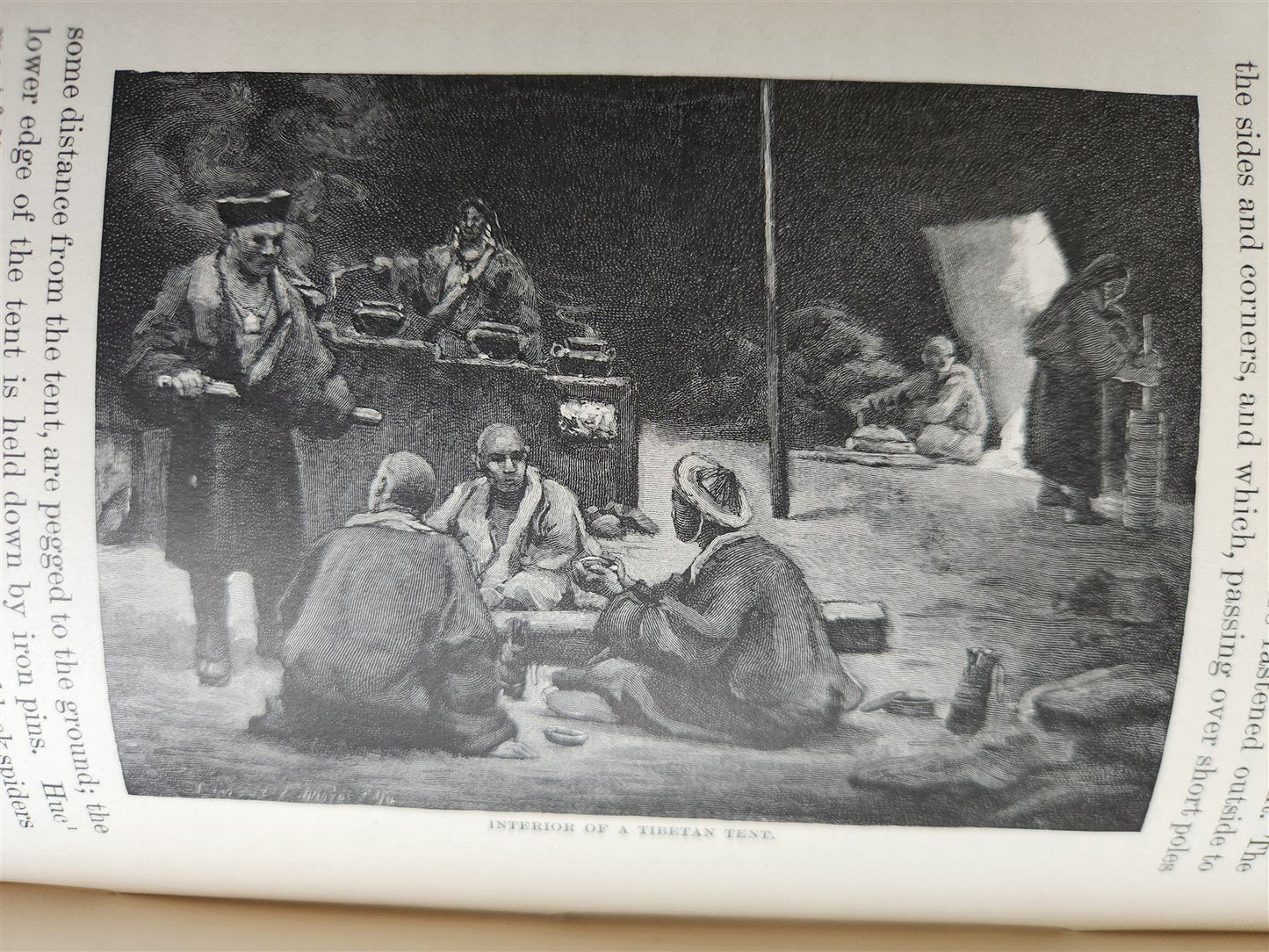 1891 LAND of LAMAS antique ILLUSTRATED Journey Through China Mongolia & Tibet