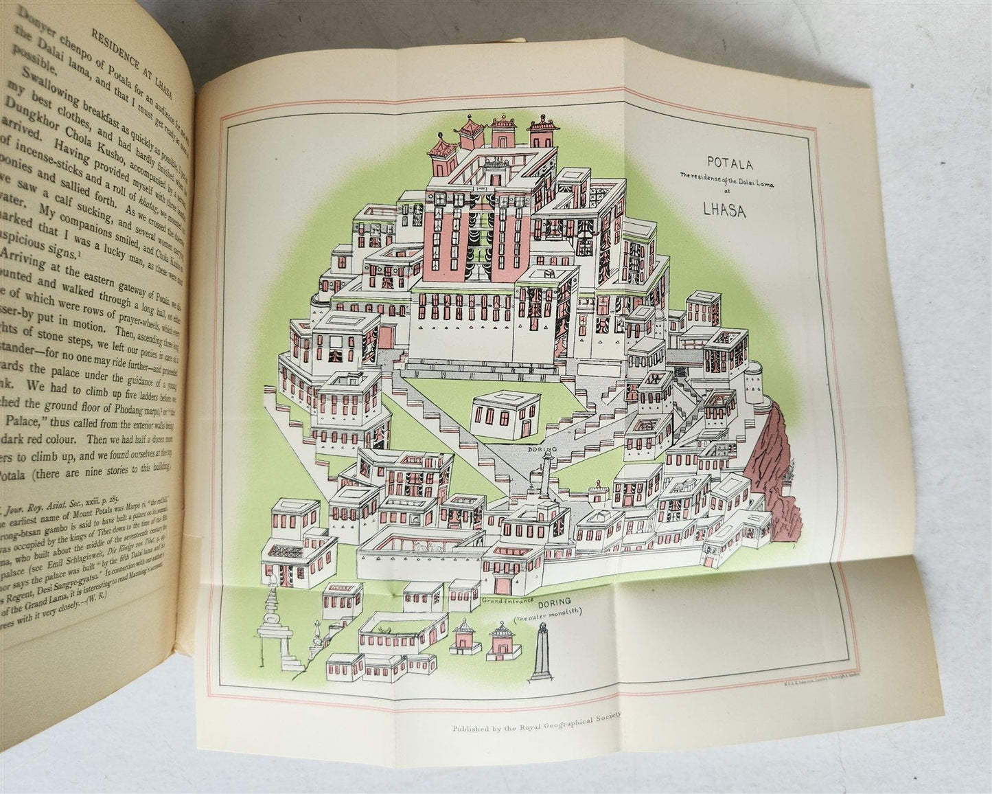 1904 JOURNEY to LHASA & CENTRAL TIBET antique ILLUSTRATED