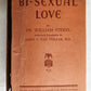 1934 BI-SEXUAL LOVE by Dr. William Stekel vintage