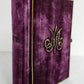 1864 CATHOLIC PRAYER BOOK in FRENCH antique FINE VELVET & METAL BINDING