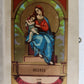 1864 CATHOLIC PRAYER BOOK in FRENCH antique FINE VELVET & METAL BINDING