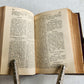1864 CATHOLIC PRAYER BOOK in FRENCH antique FINE VELVET & METAL BINDING