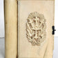 1870 BONE BINDING CATHOLIC PRAYER BOOK in FRENCH & LATIN antique
